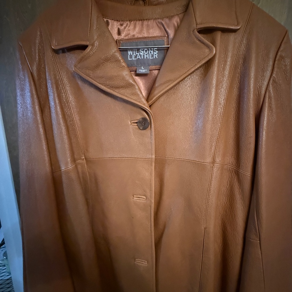 Wilsons Leather Women's Tan Leather Jacket